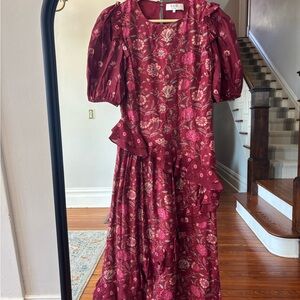 Sea New York Women's Famke Print Puff Sleeve Dress